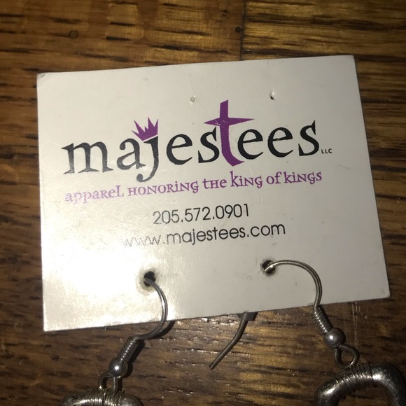 BRAND NEW cross dangle earrings - Picture 2 of 3